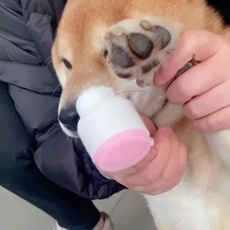 Dog Paw Cleaner - Pet Paw Cleaning Brush, Dog Foot