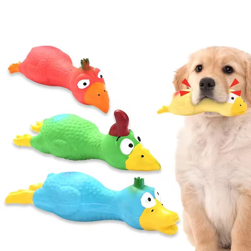 Cute Dog Squeak Toy Latex Chic - Pet Supplies Nz recension och pris