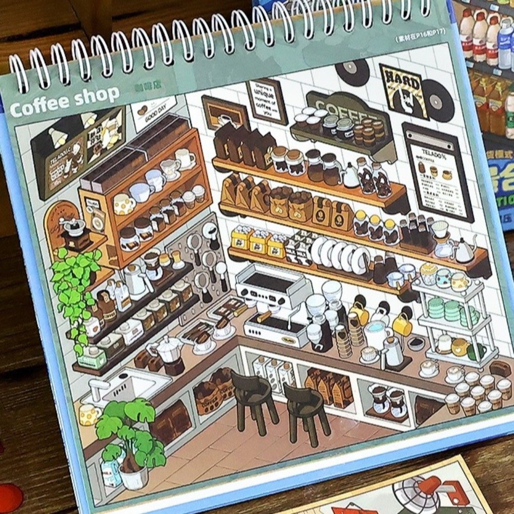 New Cute 3D Scenery Stickers 1 - Pet X Supplies recension och pris