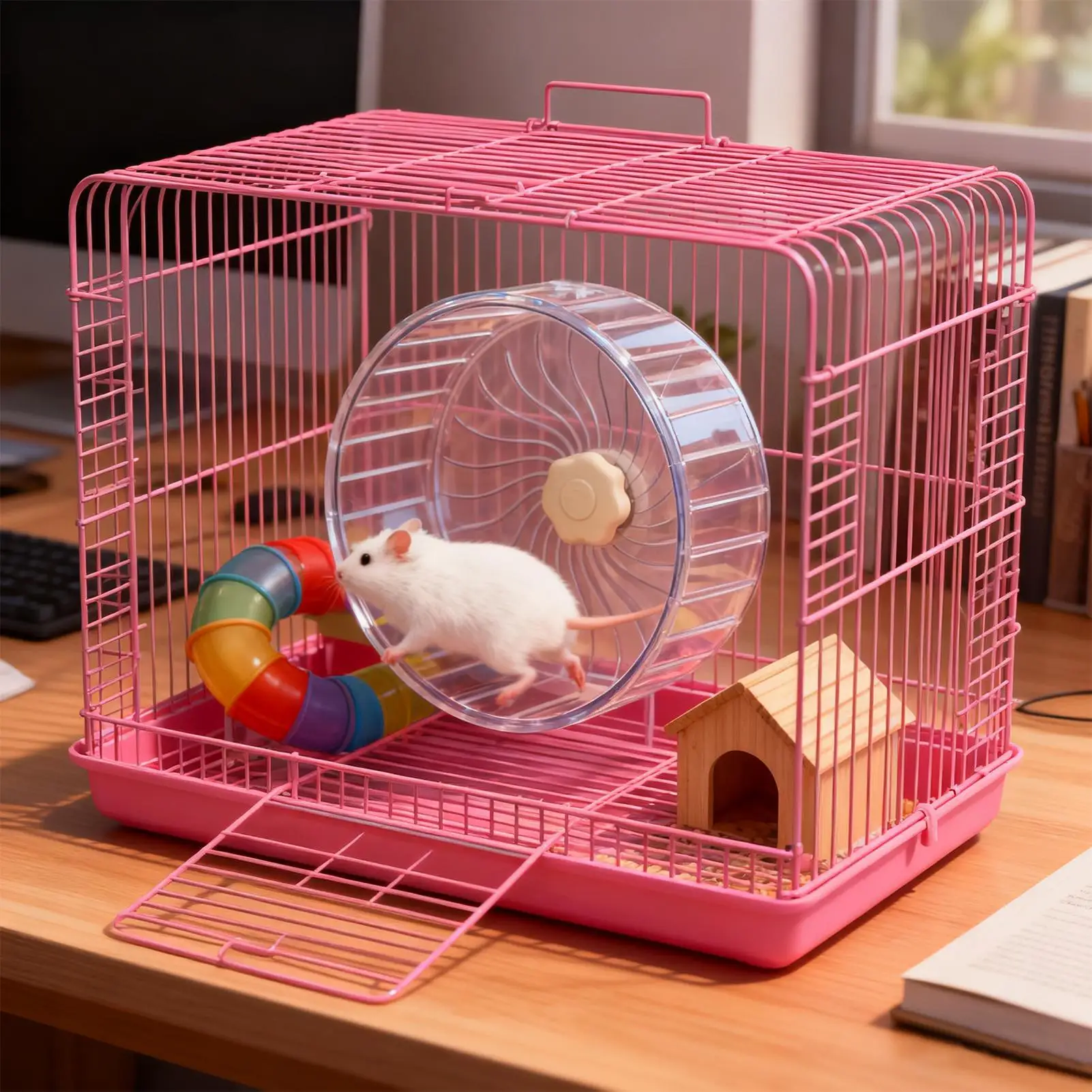 Hamster Running Wheel Double-B - Hamster Cage Wheel recension och pris